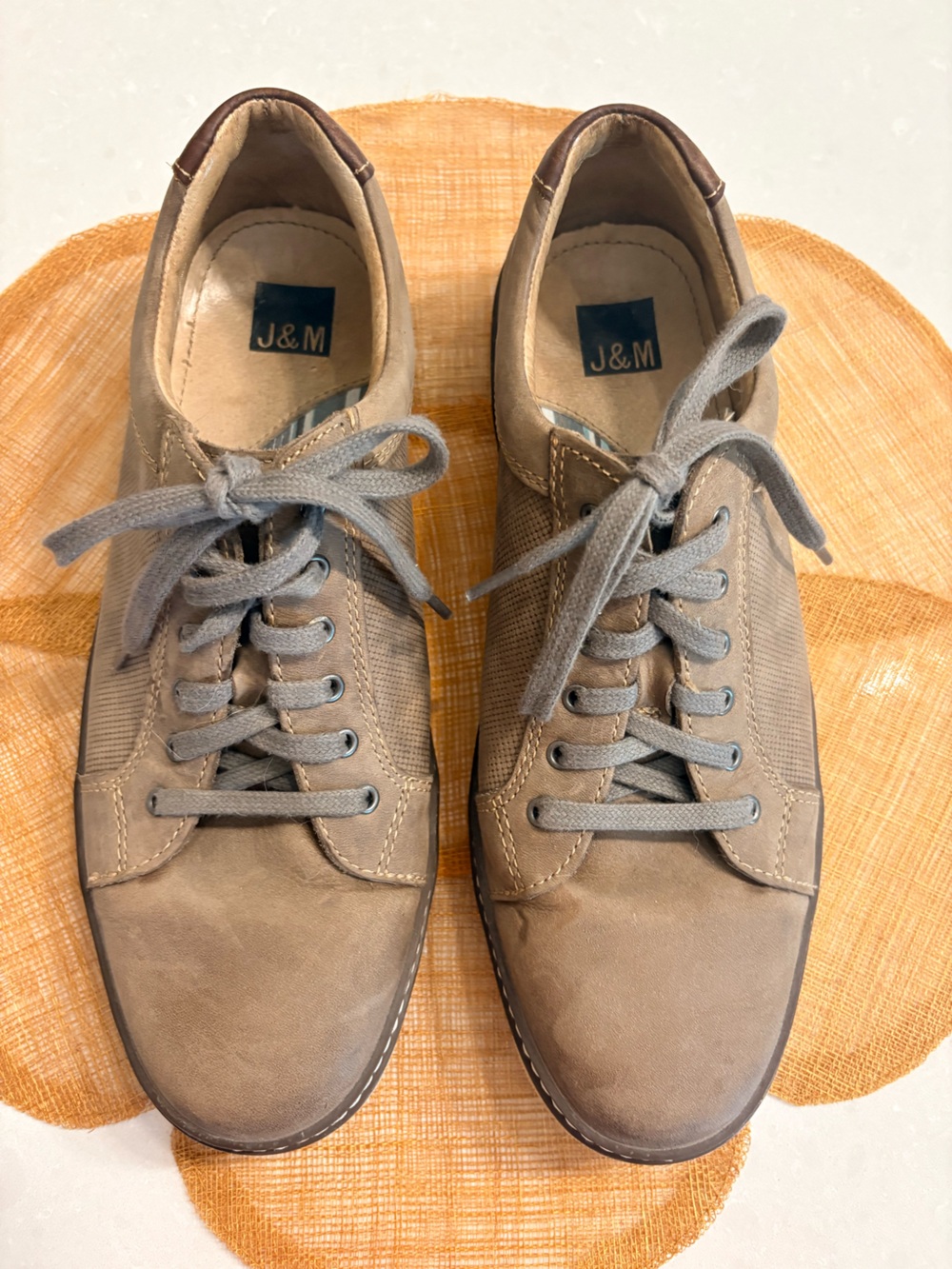 Men's Johnston & Murphy Casual Lace-Up Shoes in Taupe